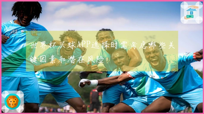 世界杯买球APP选择时需考虑哪些关键因素和潜在风险